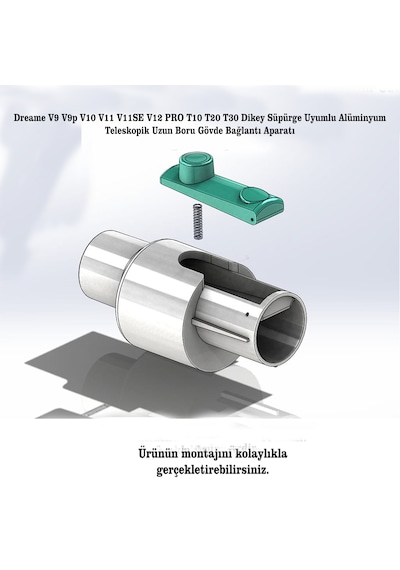 Dream Dikey Süpürge Uyumlu Boru Bağlantı Aparatı