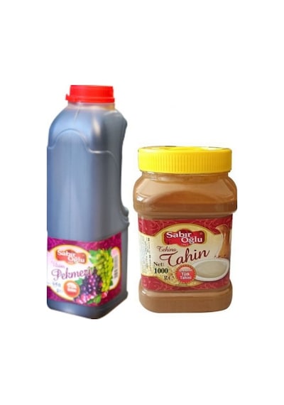 Sabıroğlu Bozkır Tahini 1 KG + Pekmez Üzüm Pekmezi 950 G