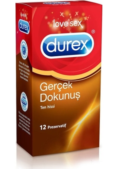 Durex Gerçek Dokunuş Prezervatif 12'li