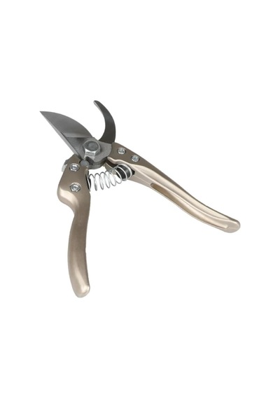 Tr Rh05820 Saten Krom Metal Saplı Bahçe Makası Boy: 19.5 Cm Kesme Çapı: 25 Mm