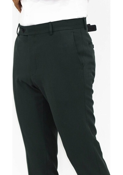 Wessi Desensiz Slim Fit Yeşil Erkek Pantolon Yeşil