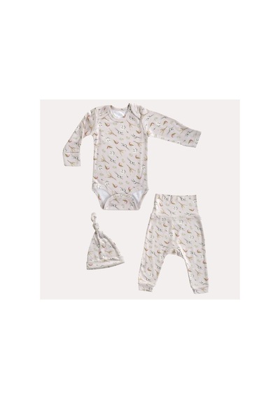 Mama Padre Tulip Yenidoğan Mini Set - 3 Parça Renkli - 861047015 Renkli