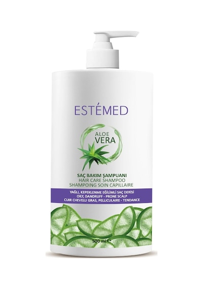 Estemed Aloe Veralı Saç Bakım Şampuanı & Aloe Vera Hair Care Shampoo 500ml