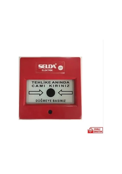 Selda Yangin Alarm Butonu 220 Volt