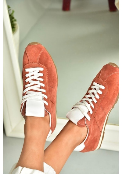 Fox Shoes U312311602 Kiremit Hakiki Süet Spor Ayakkabı Kiremit-süet Çok Renkli