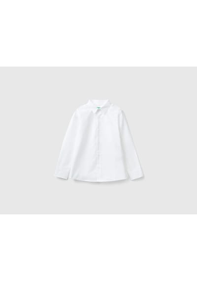 United Colors Of Benetton Benetton Erkek Çocuk Beyaz Önü Logo İşlemeli Düğmeli Armürlü Gömlek Beyaz United Colors Of Benetton Benetton Erkek Çocuk Beyaz Önü Logo İşlemeli Düğmeli Armürlü Gömlek Beyaz