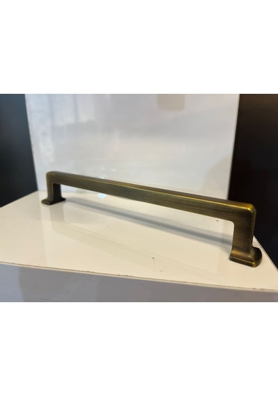 Levante Metal Kulp 192mm Antik Sarı Dolap Kapak Tv Ünite Modern Çekmece Mobilya Komidin Konsol