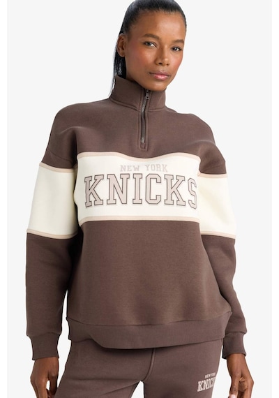 Defacto Defactofit Nba New York Knicks Oversize Fit Yarım Fermuarlı Sporcu Sweatshirt E9693ax25aubn335 Kahve Defacto Defactofit Nba New York Knicks Oversize Fit Yarım Fermuarlı Sporcu Sweatshirt E9693ax25aubn335 Kahve