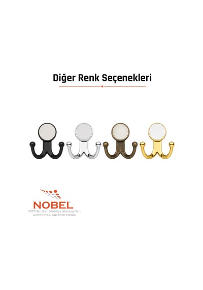 Mi Sket Askı, Metal Vestiyer Askısı, Altin, Duvar Ve Dolap Askılığı 5'li Set Vidalı Altın