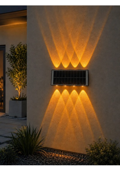 1 Adet Cata Ct 8010 Kos 20w Solar Led Aplik 2700k Amber .