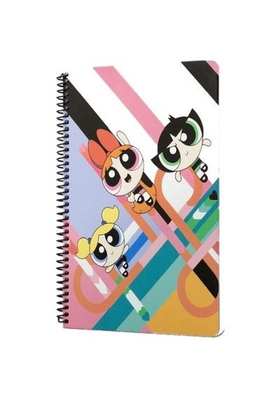 Mabbels The Powerpuff Girls Spiralli Defter Pembe