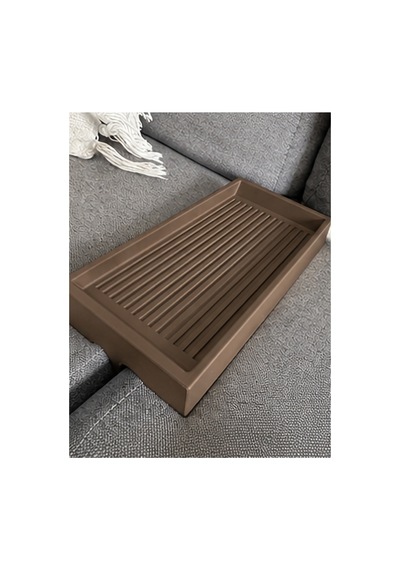 Koltuk Arası Tepsi Organizer Kumanda Standi 25x14 Cm Kahverengi Kahverengi