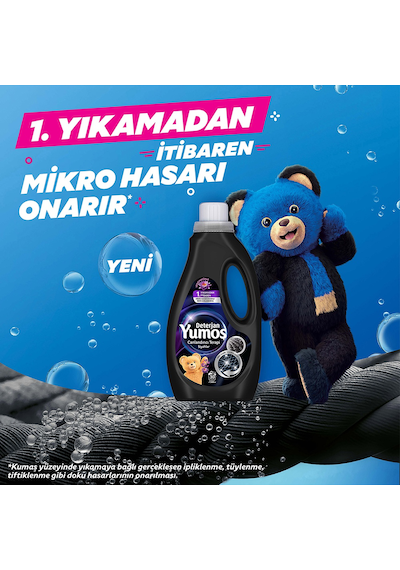 Yumoş 1500 Ml Sıvı Bakım Deterjanı Siyahlar X2 Diğer