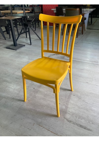 Vıolet Model Sarı Renkli 6'lı Plastik Sandalye
