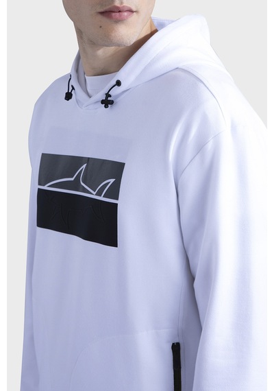 Paul & Shark Erkek Sweat 13311882 010 Beyaz