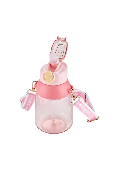 Vagonlife Taşıma Askılı Pipetli 800 Ml Çocuk Su Matarası Sticker Hediyeli Renk Belirtiniz