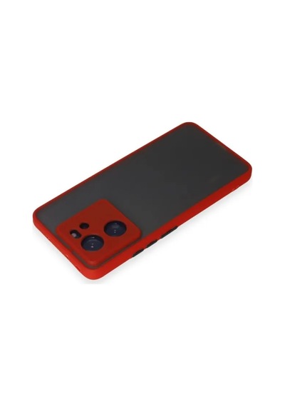 Jenerik Xiaomi Mi 13t Pro Kılıf Montreal Silikon Kapak - Kırmızı