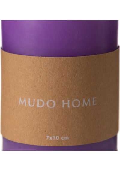 Mudo Home Sütun Mum Mor 7x10 Diğer
