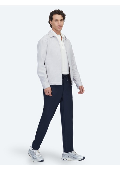 Kip Gri Regular Fit Dokuma Overshirt