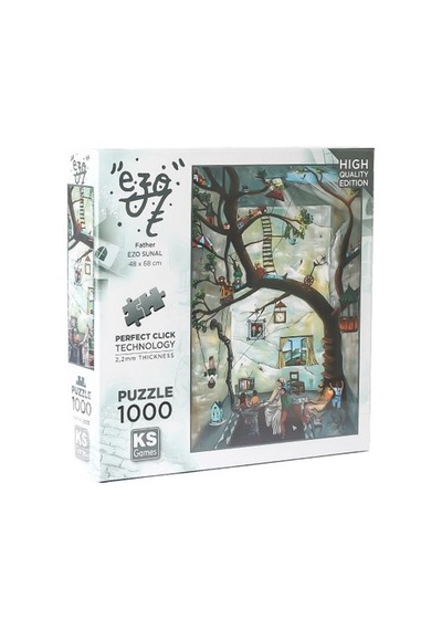 1000 Parça Eğlenceli Sunal Puzzle, Ks Games Kalitesiyle