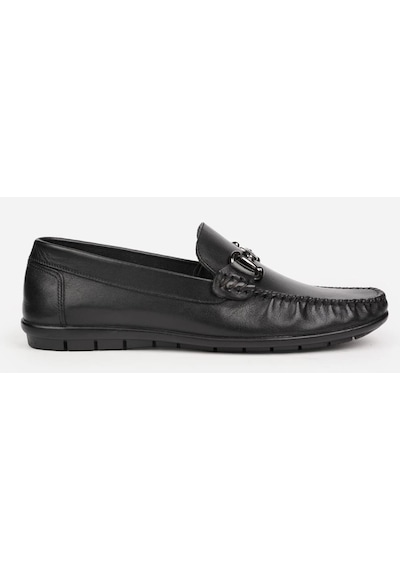 Pierre Cardin 90146 Siyah Erkek Loafer Günlük Deri Ayakkabı Siyah