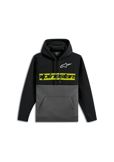 Alpinestars Parallel Hoodie Kapüşonlu Sweatshirt Siyah Gri Çok Renkli