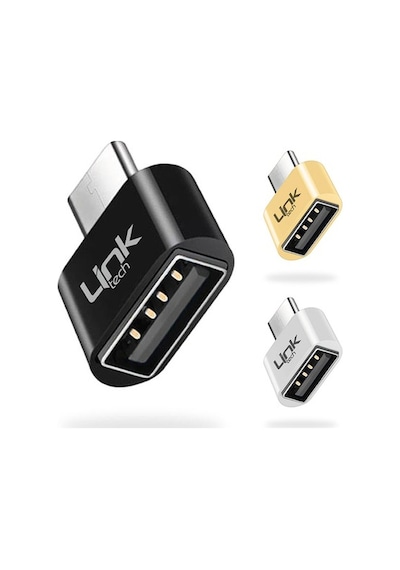 Linktech O192 Usb - Type-C Dönüştürücü Otg Metal Adaptör