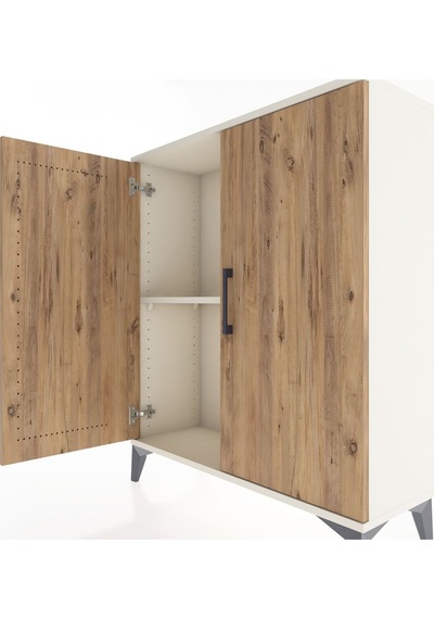 Arges Şifonyer Tek Raflı 2 Kapaklı 88x30x106 Aytaşı-çam Aytaşı
