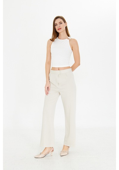 Kutaf Taş Wide Leg Geniş Paça Çırt Çırt Kapamalı Pile Detaylı Yüksek Bel Dokuma Kumaş Pantolon Taş Kutaf Taş Wide Leg Geniş Paça Çırt Çırt Kapamalı Pile Detaylı Yüksek Bel Dokuma Kumaş Pantolon Taş