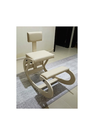 Ergonomik Çalışma Sandalyesi Bej Bej Ergonomik Çalışma Sandalyesi Bej Bej