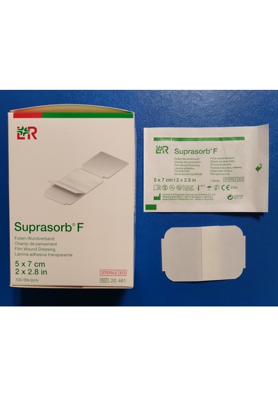 Lohmann Rauscher Suprasorb F Şeffaf Film Yara Örtüsü 5 x 7 CM