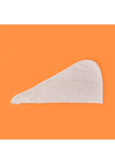 Soft Pamuk Saç Havlusu - Gri - 55x25 Cm Çok Renkli