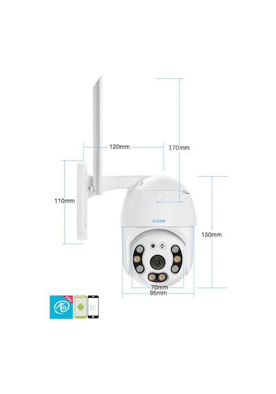 Ventus Ven 360 Hareketli Wi-fi Akıllı Ip Güvenlik Kamerası Okam