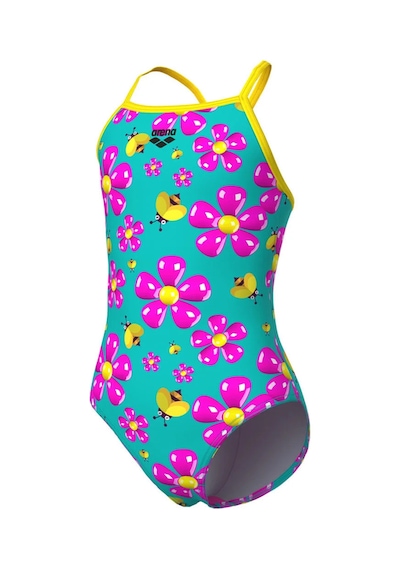 Arena Spring Swimsuit Lightdrop Back Kız Çocuk Mayo Beyaz