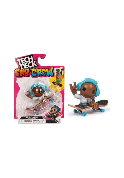 Mey İthalat 6071054 Tech Deck Sk8 Crew Tekli Paket Mavi
