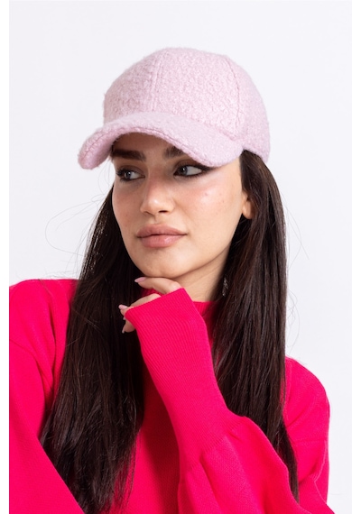 Ladycolor Şapka Peluş Ponpon Yumuşak Kumaş Pudra Pudra
