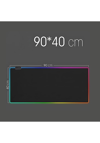 Dalong Led Işıklı Düz Mousepad 90x40 Cm
