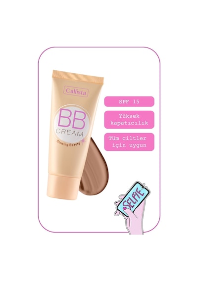 Callista Bb Cream Spf 15 Yoğun Kapatıcı Bb Krem - 150 Koyu Bej