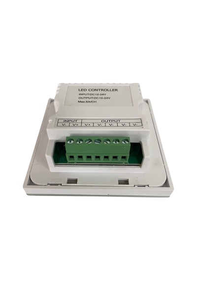 5-24 Volt Dimmer Anahtarlı Duvar Tipi Gömme Led Kontrol Cihazı Display Göstergeli Panel Tipi