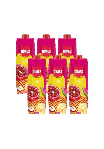 Dimes 7/24 Enerji Karışık Meyve Suyu 1 Lt X 6 Adet