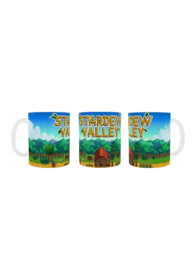 Stardew Valley Kupa Bardak Stardew Valley Mug Beyaz