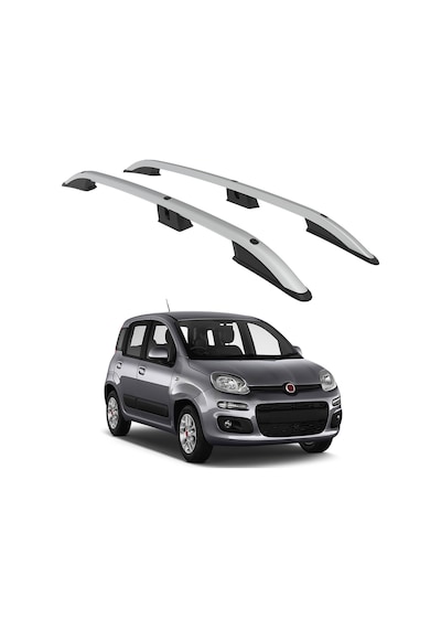 Fiat Panda 319 2012-2023 Turtle Crown Tavan Çıtası Gri