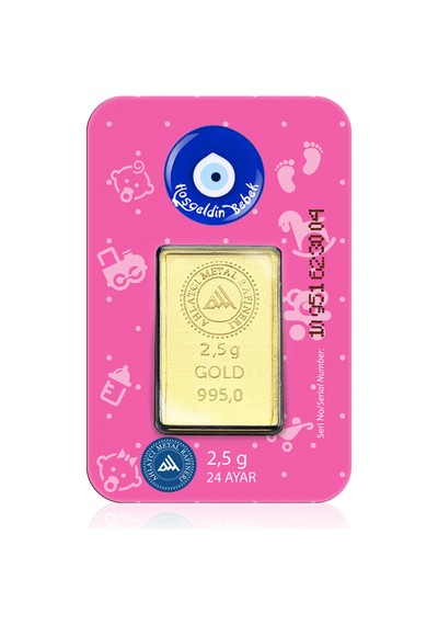 Ahlatcı Kuyumculuk 24 Ayar 2.5 Gram Kız Bebek Altın