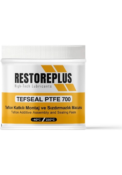 Restoreplus Tefseal Ptfe 700 Teflon Katkılı Montaj Ve Sızdırmazlık Macunu 500 G