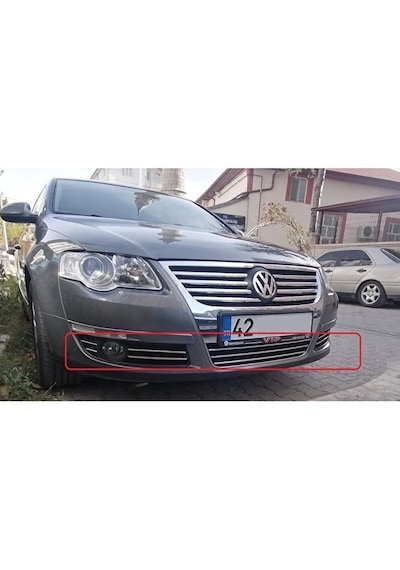 Passat B6 Ön Tampon Çıtası Krom 11 Parça 2005 - 2012 Paslanmaz Çe Passat B6 Ön Tampon Çıtası Krom 11 Parça 2005 - 2012 Paslanmaz Çe