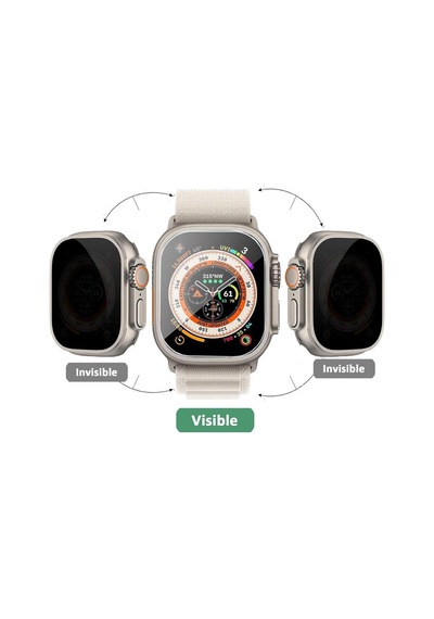 Apple Uyumlu Watch Ultra 2 49 Mm Hayalet Ekran Koruyucu 2 Adet