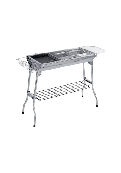 Madfox Grillmate Portatif Katlanır Bbq Mangal Mz Gümüş