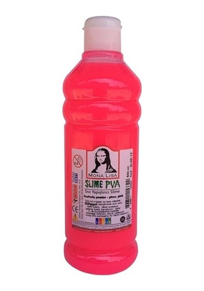 Monalisa Sıvı Yapıştırıcı Slime 500 ML Fosforlu Pembe Sl05-12