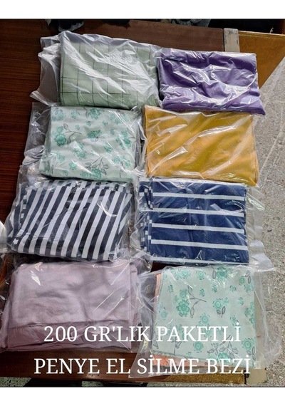 Paketli Parça Bez 20 Kg 100 Adet 200 Gr'lık Paketlerde Diğer