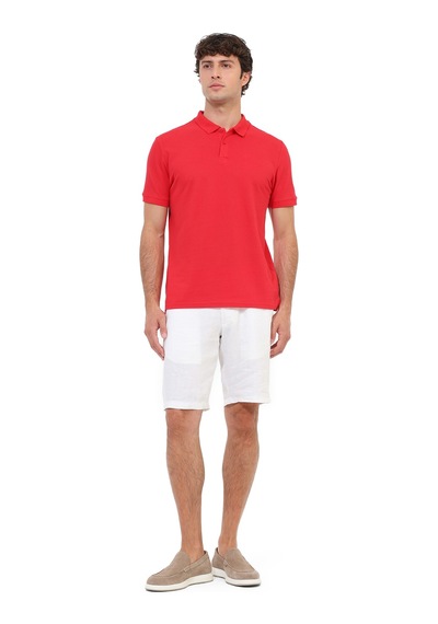 Kinetix Mb Pam 12sn328 Kırmızı Erkek Polo Yaka Kısa Kol T-shirt